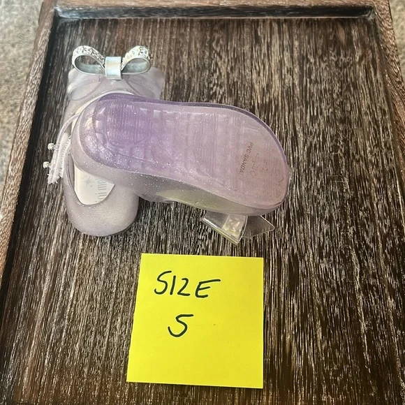 New Mini Melissa Clear Shoes for baby - Size 5 - Picture 4 of 4